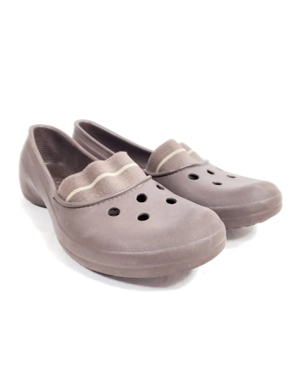 Crocs Juneau Slip On Loafer Womens Size 9 Brown